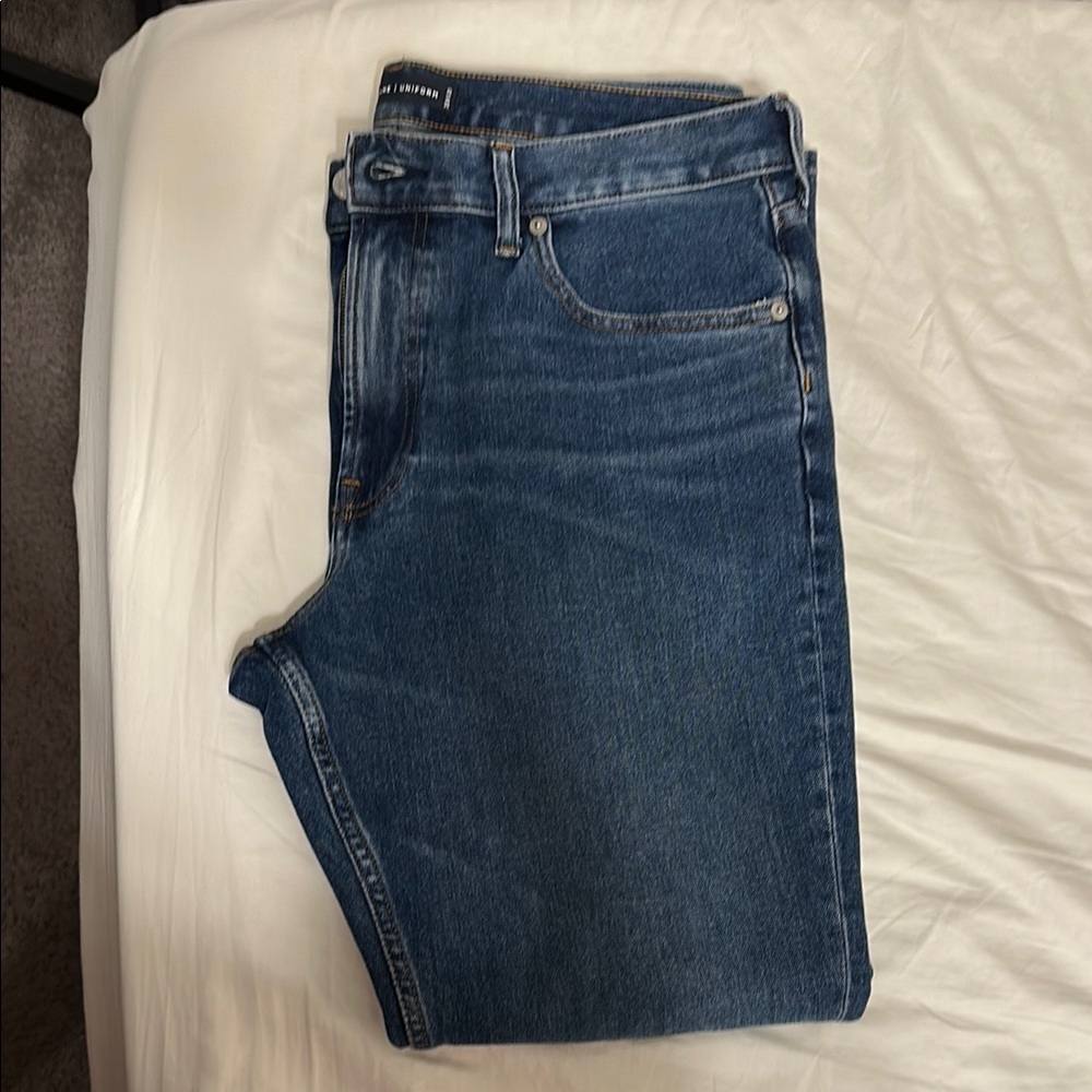 Everlane Men's Dark Blue Slim Jeans